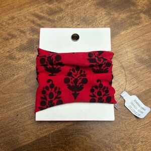 Red Floral Print Hair Tie Free People